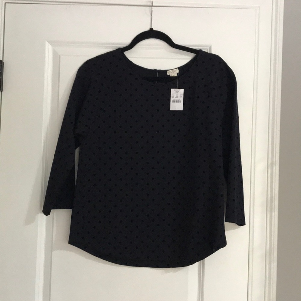 Jcrew polka dot shirt